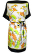 Amanda "Birds of Hyde Park/Ginkgo Leaves" Silk Scarf Tunic